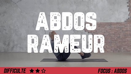 Exercice musculation : comment faire des abdos rameur