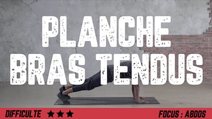 Planche bras tendus : les astuces à suivre