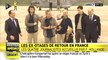 Otages en Syrie : L'arrivée émouvante des 4 journalistes français à Villacoublay