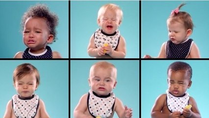 Regardez ces bébés manger du citron pour la première fois