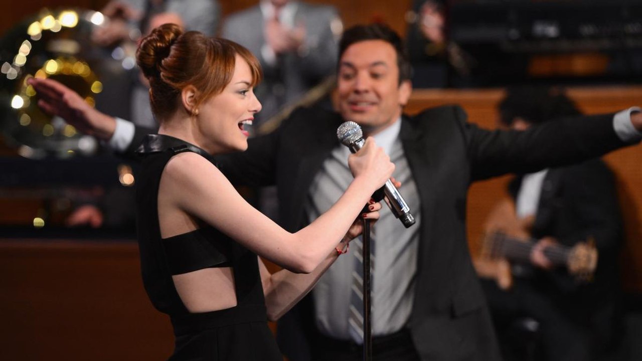 Pour la promotion de The Amazing Spiderman 2, Emma Stone ridiculise Jimmy Fallon