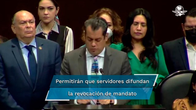 En fast track, Morena y aliados avalan que difusión de revocación de mandato no sea considerada pro