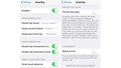 Jailbreak Evasi0n 7 pour iOS 7 : SmartTap, allumez l'écran de votre iPhone en le touchant