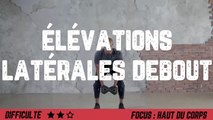 Élévations latérales debout buste en avant : exercices pour se muscler les épaules