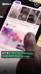 [30초뉴스] 페북 "푸틴 욕해도 된다"…혐오물 일시 허용