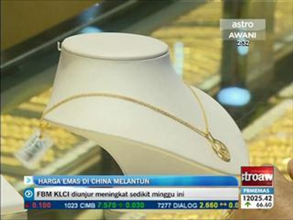 Harga emas di China melantun