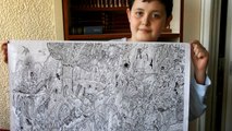 A 11 ans seulement, Dusan Krtolica réalise des dessins d'une précision incroyable