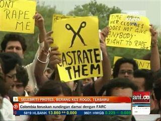 Selebriti protes, berang kes rogol terbaru