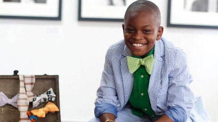 Moziah Bridges : A 12 ans, ce garçon est le roi du noeud-papillon !