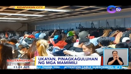 Ukayan, pinagkaguluhan ng mga mamimili | BT