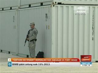 Tentera AS disabit bersalah kes amukan di Ford Hood