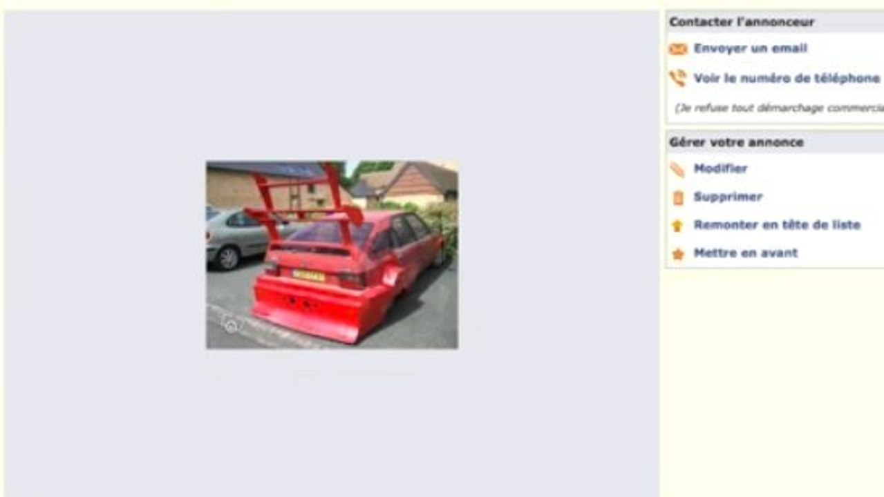 LeBonCoin.fr : Une annonce pour une voiture tuning vraiment étonnante