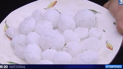 Le Cantal victime d'une impressionnante pluie de grêlons