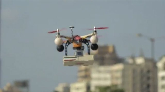 Inde : Une pizzeria expérimente la livraison de pizzas avec des drones