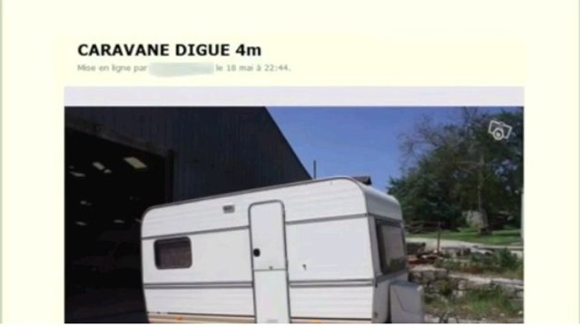 LeBonCoin.fr : Une minuscule caravane vendue... 6 millions d'euros !