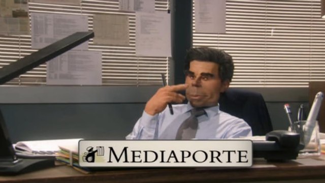 Les Guignols parodient Mediapart avec David Pujadas, Jean-Michel Apathie et Jean-Jacques Bourdin