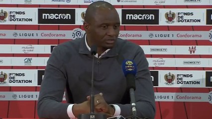 La réponse parfaite de Patrick Vieira aux difficultés actuelles de l'OGC Nice