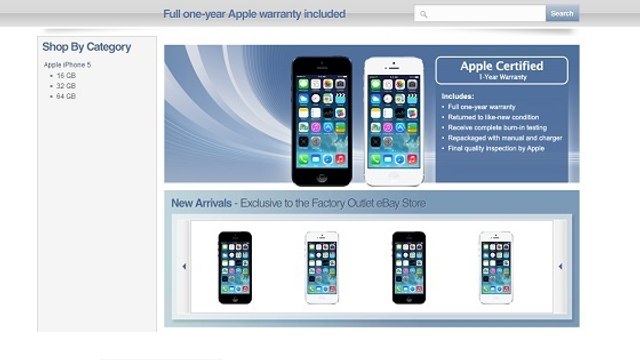 iPhone 5 : Apple vend son smartphone sur eBay à partir de 329 euros