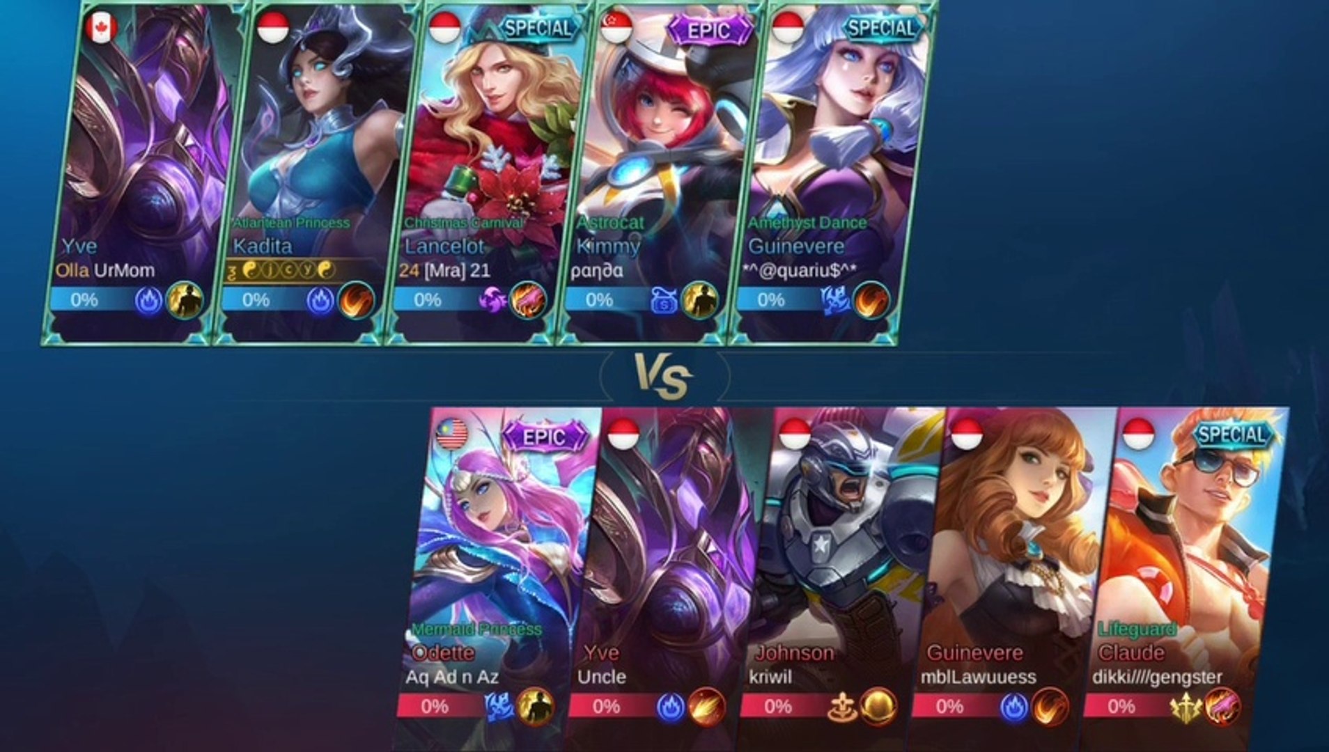 Kadita counter Johnson Mobile Legends