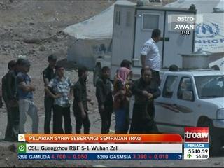 Pelarian Syria seberangi sempadan Iraq