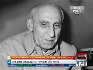 CIA mengaku main peranan dalam rampasan kuasa Iran