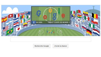 Finale Coupe du monde 2014 : Un Doodle Google spécial pour le bouquet final !