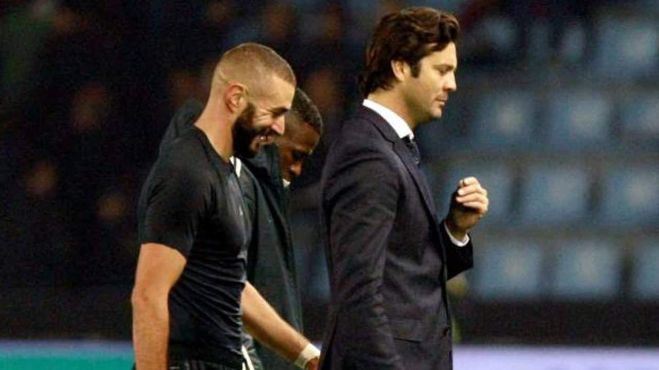 Karim Benzema défendu par son entraîneur Santiago Solari