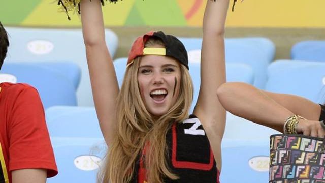 Coupe du monde 2014 : la plus belle supportrice est Axelle, une Belge de 17 ans