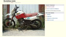 Leboncoin.fr : Un motard maladroit cherche des roulettes pour sa moto !