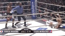 Rizin : Floyd Mayweather met KO Tenshin Nasukawa en moins d'un round lors de leur combat d'exhibition