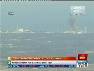 Tepco dedah kebocoran di loji Fukushima