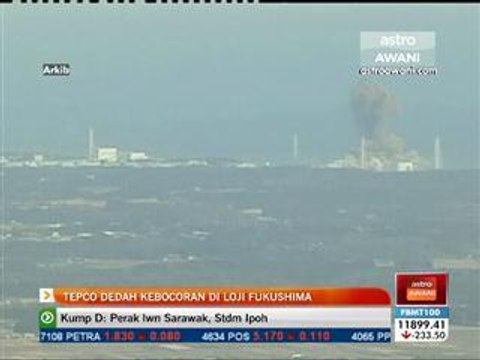 Tepco dedah kebocoran di loji Fukushima