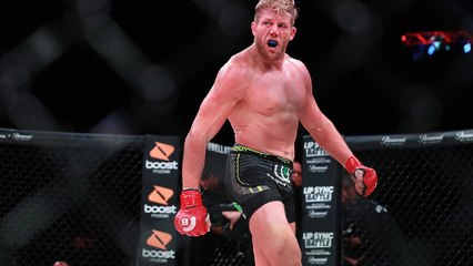 Bellator 214 : Jake Hager, star du catch et de la WWE, a réussi ses débuts en MMA en soumettant son adversaire
