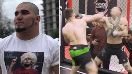 MMA : À 17 ans, Ashab Tamaev, surnommé le Hulk Russe, fait un carnage lors de ses débuts en MMA