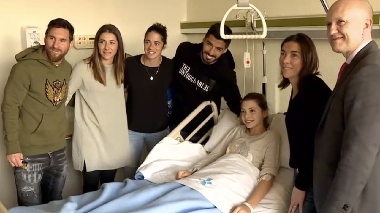 FC Barcelone : Leo Messi et compagnie en visite dans les hôpitaux de Barcelone