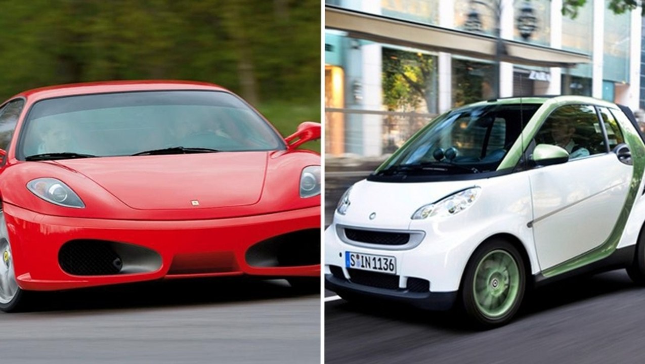 Une Ferrari F430 et une Smart Diablo ont voulu en découdre