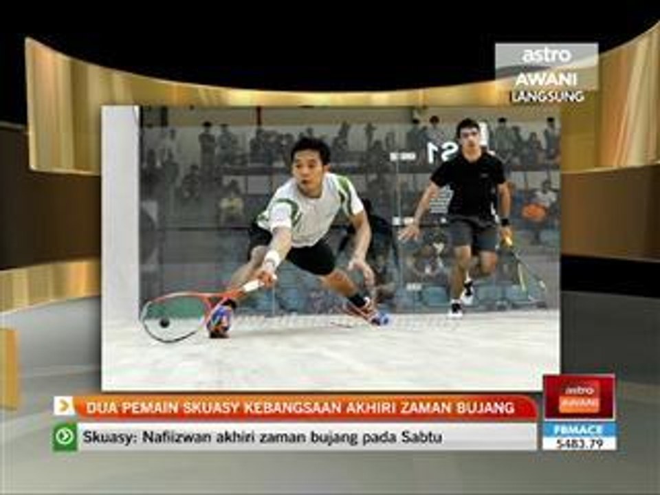 Dua pemain skuasy kebangsaan akhiri zaman bujang
