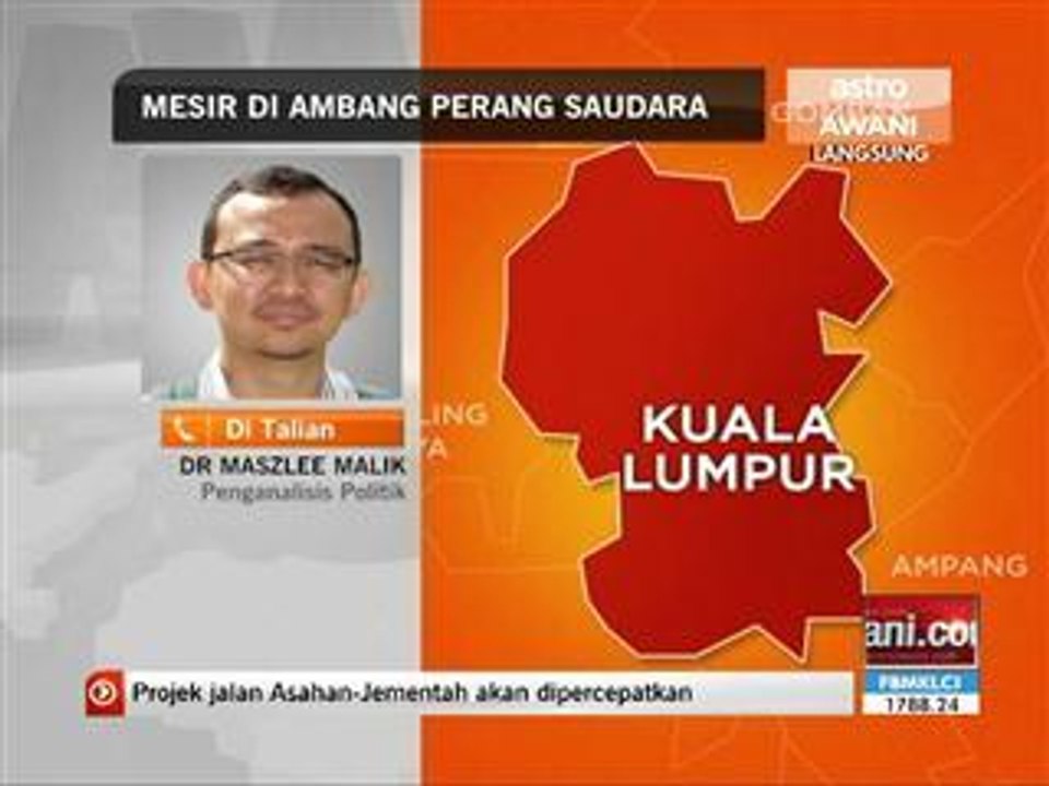 Mesir diambang perang saudara
