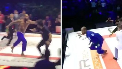 Erberth Santos, combattant de Jiu-Jitsu, déclenche une énorme mêlée générale dans le public