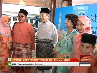 Ribuan hadiri rumah terbuka Tun Dr. Mahathir