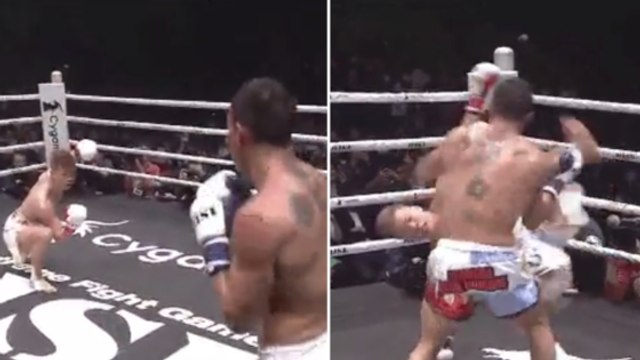 Kickboxing : Tenshin Nasukawa met KO Federico Roma sur un coup de pied surnaturel