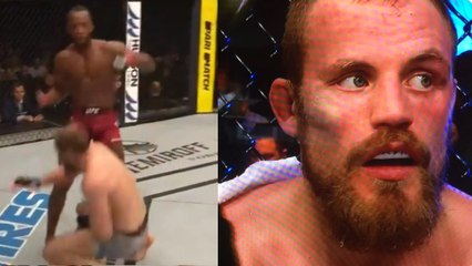 Le coup de coude impressionnant de Leon Edwards laisse un "oeuf" en plein visage de Nelson