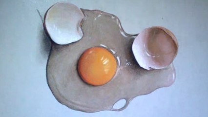 Cet oeuf brisé n'est pas du tout ce qu'il semble être