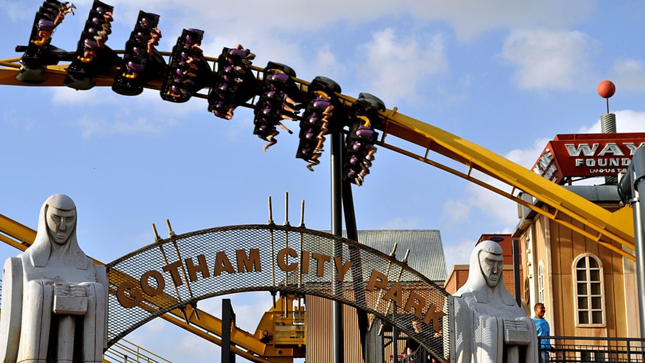 Batman The Ride : une attraction qui donne le vertige