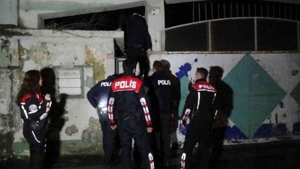 Hırsızları yakalamak için düz duvara tırmandılar