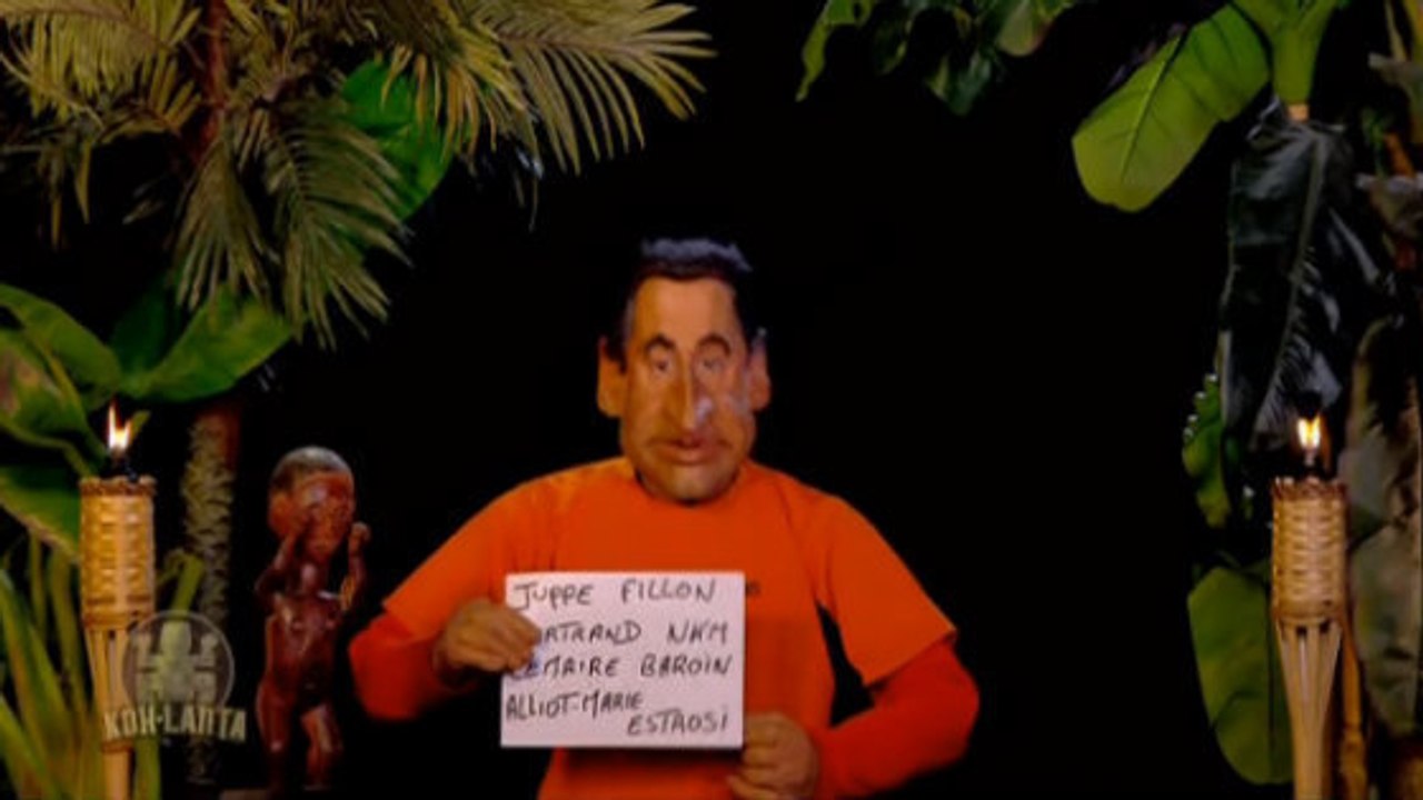Les Guignols parodient Koh-Lanta avec Nicolas Sarkozy
