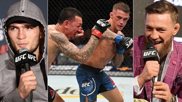 Khabib Nurmagomedov et Conor McGregor réagissent à la superbe bataille entre Dustin Poirier et Max Holloway