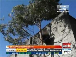 54 tahanan remaja lolos