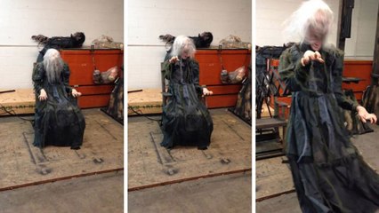 Cette personne sur cette chaise va vous faire frôler la crise cardiaque !