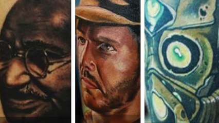 Ce tatoueur professionnel aime les portraits hors du commun